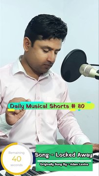 Locked Away (Cover) | (Daily Musical Shorts #80) | Acorn Wolve | #Shorts