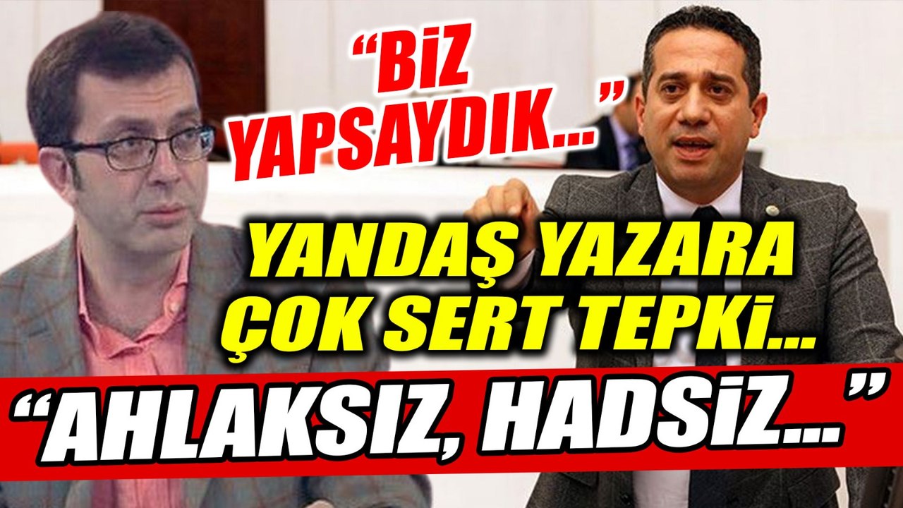 "Kuru fasulye dağıtılsın herkes kendi gazını üretsin" diyen yandaş yazara Başarır'dan sert cevap!
