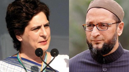 下载视频: UP Polls: Owaisi-Priyanka jumps in Karnataka hijab issue