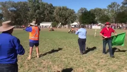Lawn Mower Racing at Cumnock Show 3