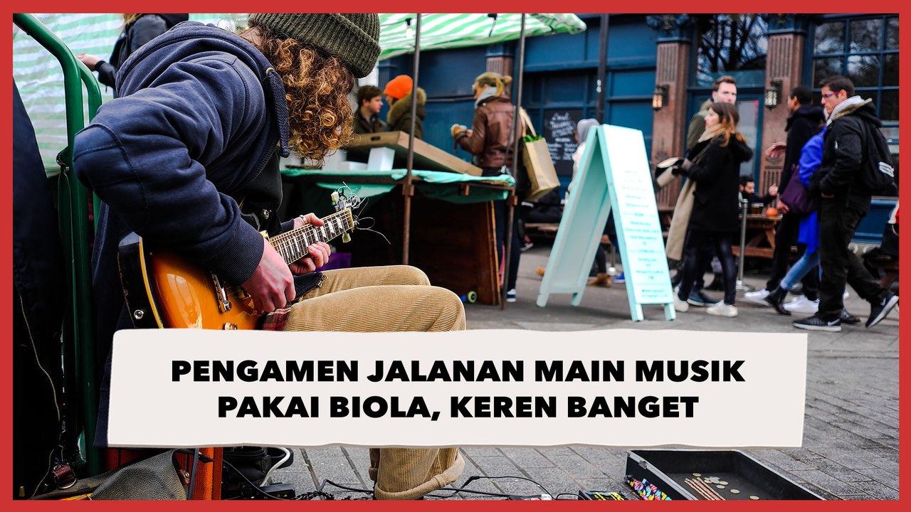 Viral Pengamen Jalanan Main Musik Pakai Biola,...