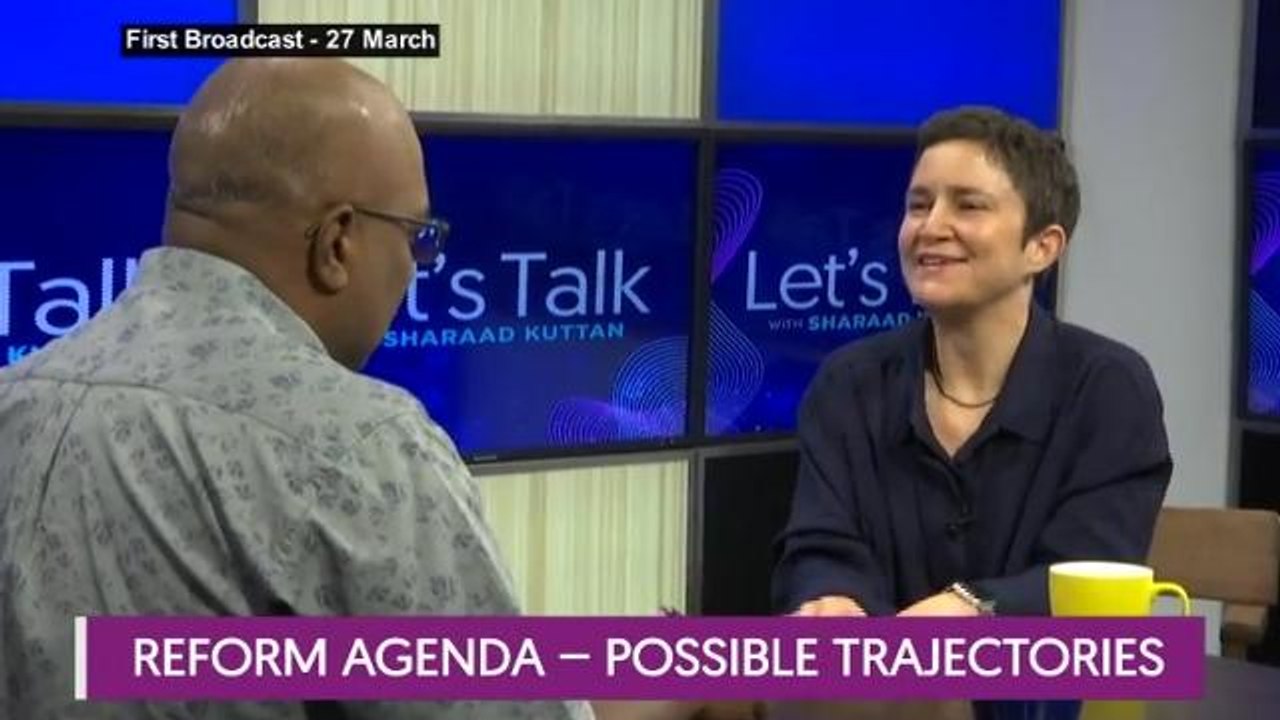 Let's Talk: Reform Agenda - Possible Trajectories