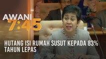 Hutang isi rumah susut kepada 83% tahun lepas daripada 84.3% pada 2017