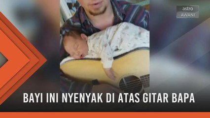 Gelagat comel si anak dan bapa