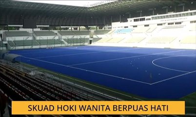 Skuad hoki wanita berpuas hati