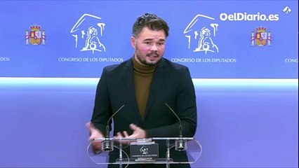 Gabriel Rufián: "España se merece un partido de derechas que haga algo más en campaña que salir delante de vacas y hablar de 'la ETA'"