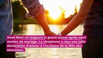 Amel Bent : la tendre déclaration de son mari pour la Saint Valentin
