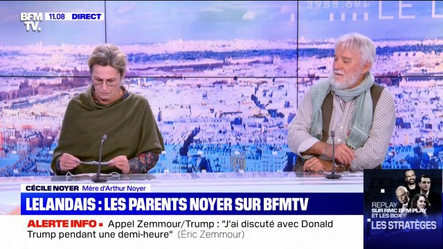 On n'attend rien des pseudo-révélations qu'il aurait pu faire : Les parents d'Arthur Noyer, victime de Nordahl Lelandais, témoignent sur BFMTV