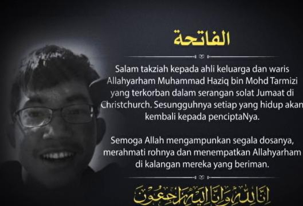 Belasungkawa: Allahyarham Muhammad Haziq Mohd Tarmizi