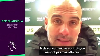 Man City - Guardiola : “Les contrats, ce ne sont pas mes affaires”