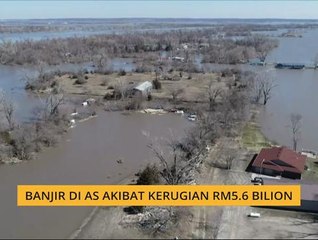Banjir di AS akibat kerugian RM5.6 bilion