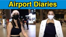 Malaika Arora and Mrunal Thakur makes STYLISH appearance at AIRPORT