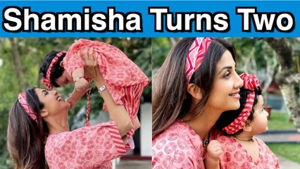 Shilpa Shetty and Raj Kundra’s baby girl Samisha turns two