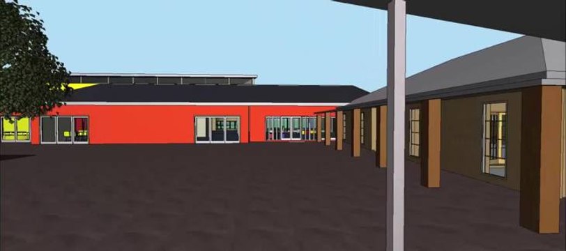 External fly-through of St Xavier's infrastructure project. Video: Glendenning Szoboszlay Architects