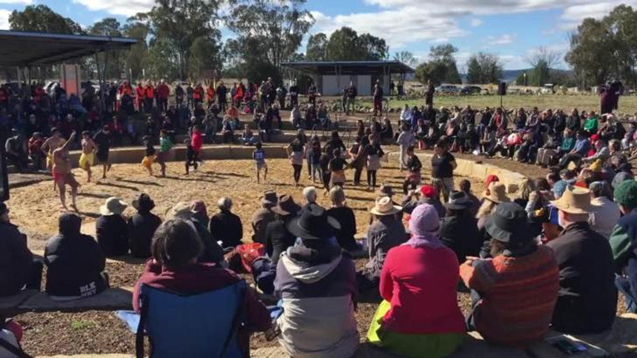 Myall Creek memorial 2021 singing