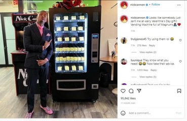 Kevin Hart sent Nick Cannon a condom vending machine