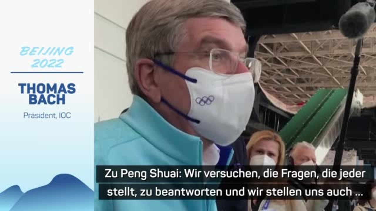 Bach versichert: “Werden Peng Shuai unterstützen”
