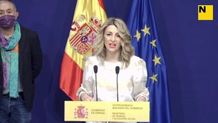 Díaz acorda sense la patronal la pujada del salari mínim a 1.000 euros