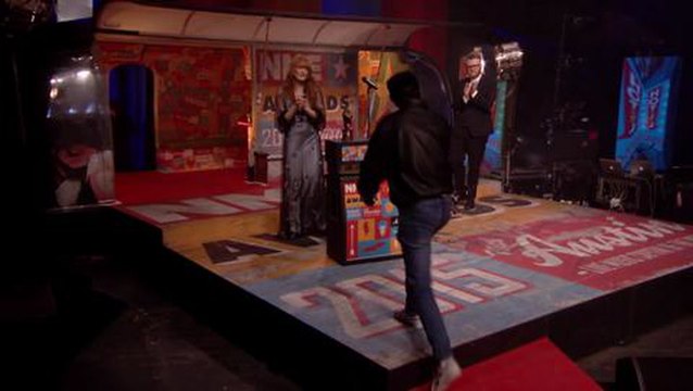 NME Awards 2015 With Austin, Texas: Jamie T Accepts Award For Music Moment