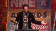 NME Awards 2015 with Austin Texas: Frank Turner Accepts Outstanding Contribution To Music Award
