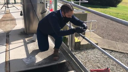 Wastewater sampling for COVID at Wodonga