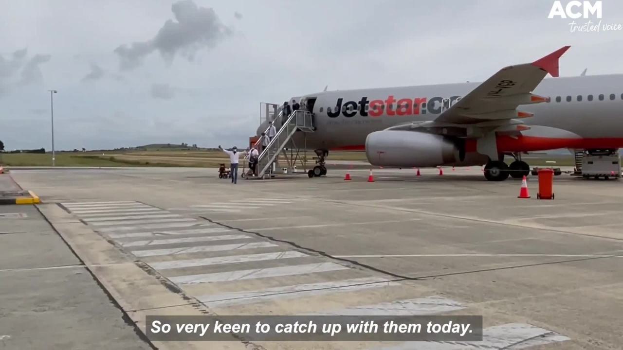 Families reunite as Tasmania re-opens borders | December 15, 2021 | The Examiner