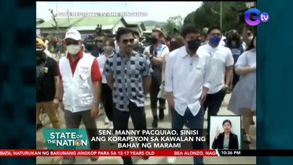 Sen. Manny Pacquiao, sinisi ang korapsyon sa kawalan ng bahay ng marami | SONA