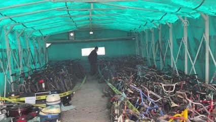 Ele geçirilen 20 kamyonet çalıntı malzeme sahiplerine teslim ediliyor