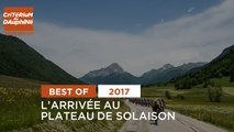 Critérium Du Dauphiné - L'arrivée en 2017 au Plateau de Solaison