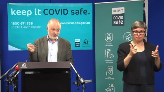 Premier Peter Gutwein makes announcement before border reopen - December 2021 - The Examiner