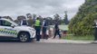 Tasmania Police at the Ravenswood crime scene where a man was killed, woman critically injured - November 2021 - The Examiner