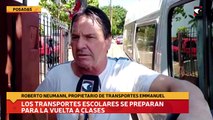 Los transportes escolares se preparan para la vuelta a clases