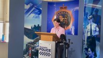 Tasmania Police Detective Inspector Mel Groves speaks about an alleged Ravenswood murder - NOVEMBER 2021 - THE EXAMINER