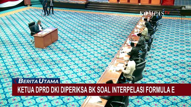 Ketua DPRD DKI Jakarta Diperiksa Soal Interpelasi Formula E