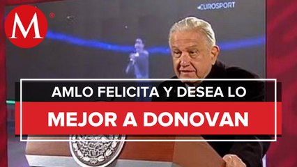 AMLO felicita a Donovan Carrillo por llegar a final en Beijing 2022