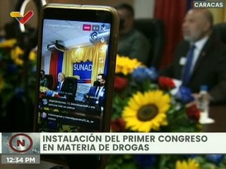 Caracas | SUNAD instaló primer Congreso Internacional en materia de drogas