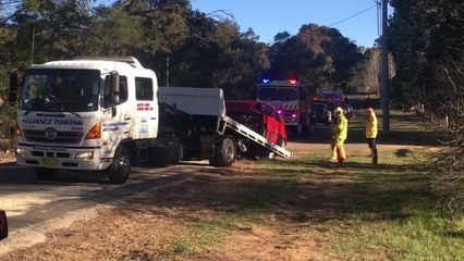 Southern Highland News: A vehicle was towed from the scene of a head-on crash