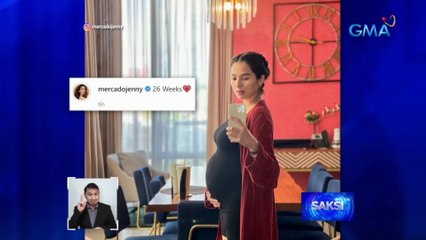 Jennylyn Mercado, ibinida ang kanyang 26 weeks baby bump | Saksi