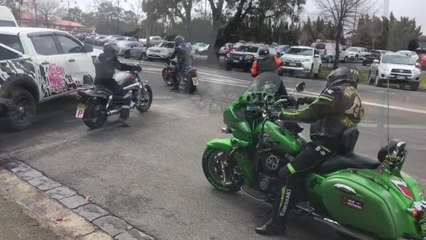 Water donation bikes rev up