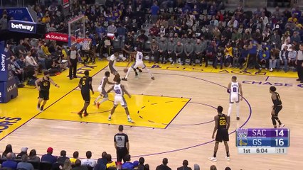 Best Stephen Curry one-handed assists this season