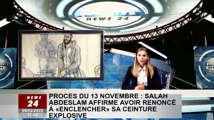 Procès du 13 novembre : Salah Abdeslam affirme avoir renoncé à "activer" sa ceinture d'explosifs