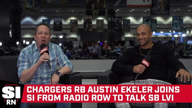 Austin Ekeler Joins SI From Radio Row at Super Bowl LVI