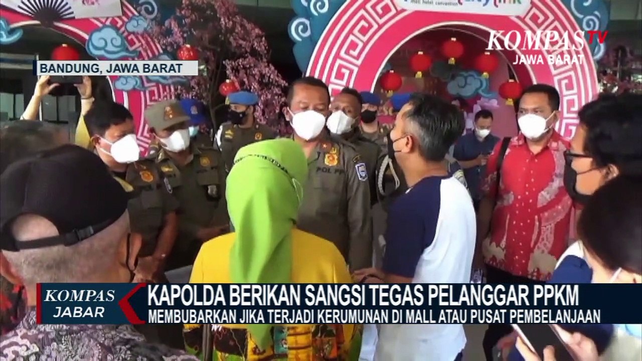 Polda Jabar Akan Sanksi Tegas Pelanggar PPKM Level 3