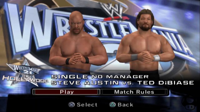 WWE SmackDown! vs. Raw 2006 Steve Austin vs Ted DiBiase
