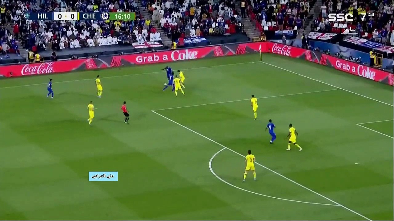 الشوط الاول مباراة الهلال السعودي وتشلسي الانكليزي كأس العالم للاندية 9-2-2022
