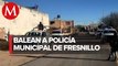 Hombres armados atacan a un policía municipal de Fresnillo, Zacatecas