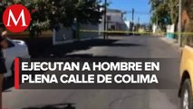 Asesinan un hombre en vía pública de Colima