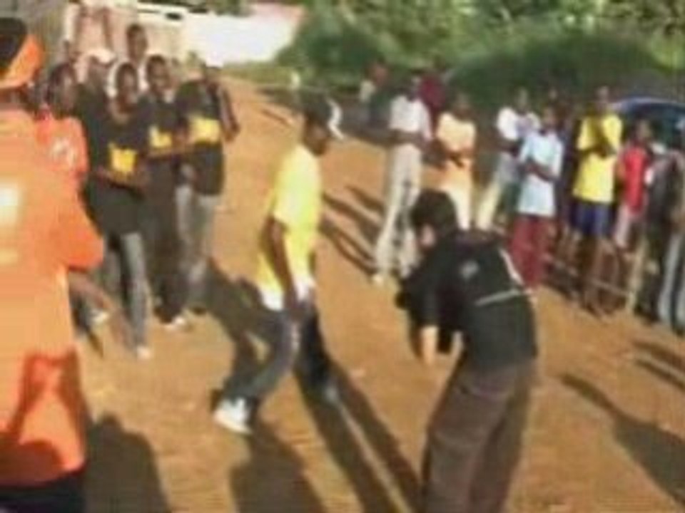 Montana Sur le Tournage "Nous" de MOVAIZHALEINE (GABON)