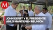 John Kerry y Andrés Manuel López Obrador se reúnen en Palacio Nacional
