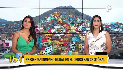 Cerro San Cristóbal: presentan macromural más grande de Latinoamérica inspirado en pasado inca